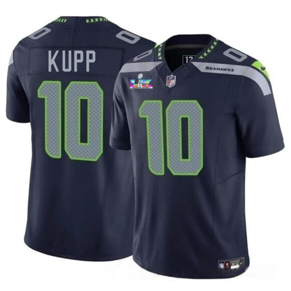 Mens or Youths Choose Cooper Kupp Super Bowl LX Stitched Jersey Navy Vapor